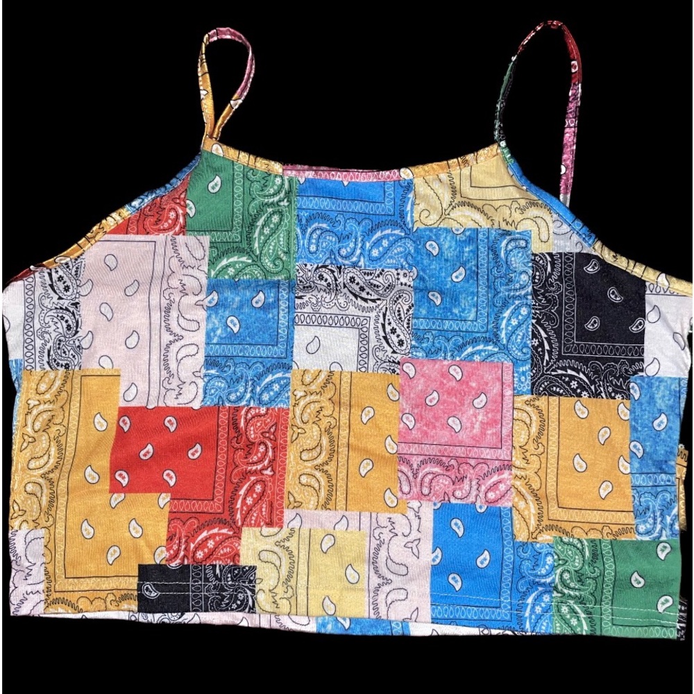 Bandana Crop Tank
